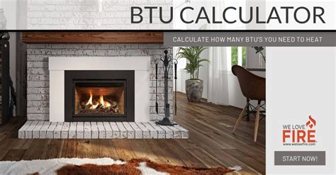 gas fireplace calculator